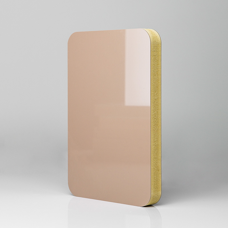 High Gloss Champagne Gold Foam Board